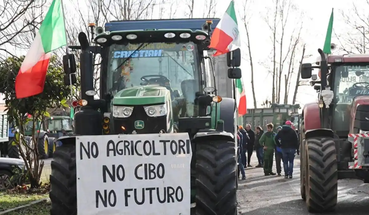 protesta degli agricoltori